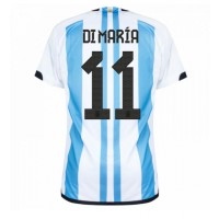 Echipament fotbal Argentina Angel Di Maria #11 Tricou Acasa Mondial 2022 maneca scurta